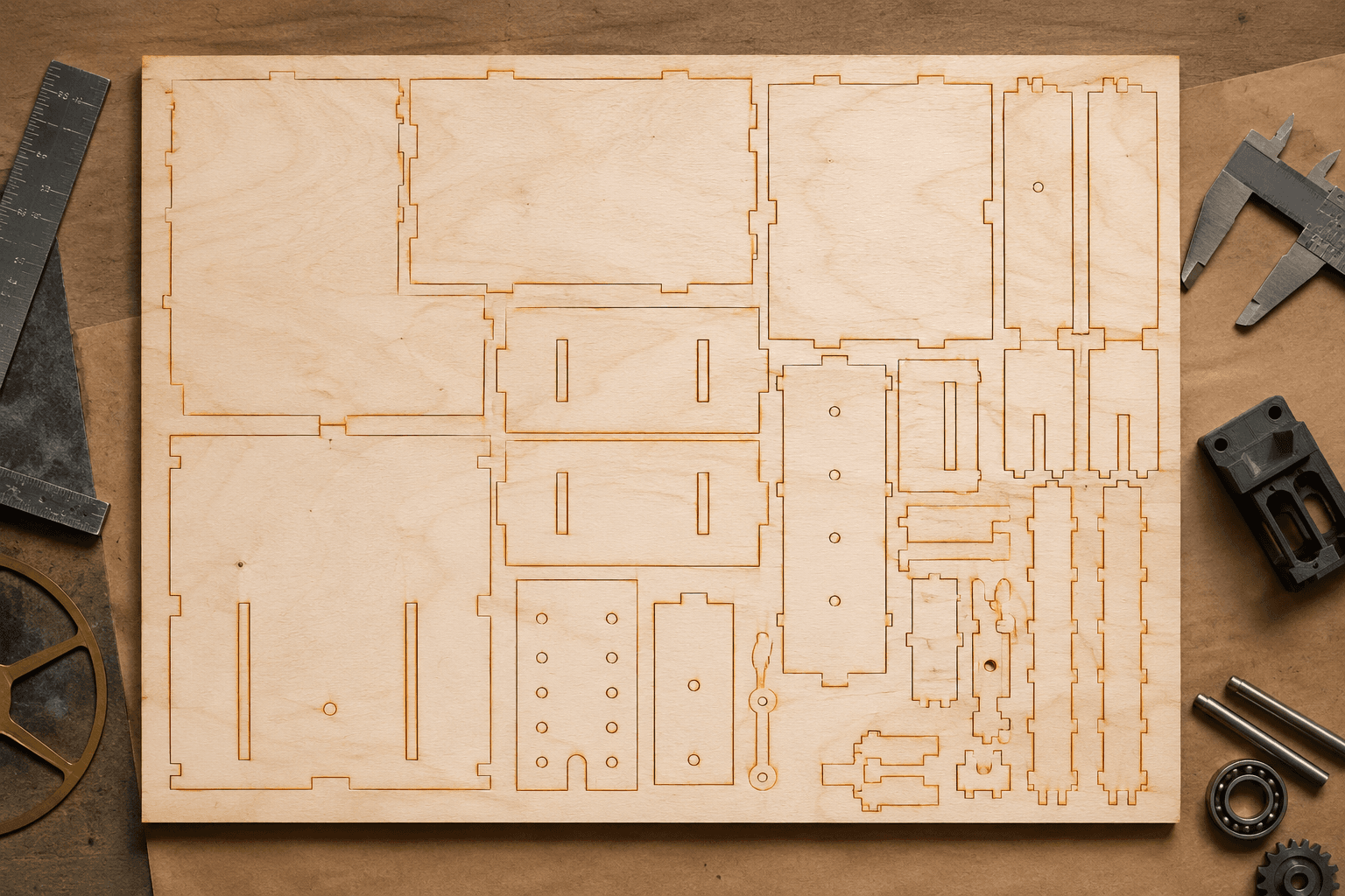 Cut-layout sheet
